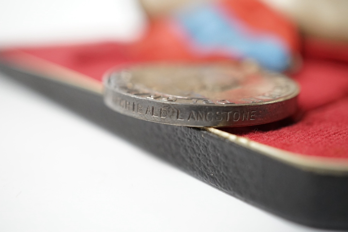 Eleven mainly WWII medals, including